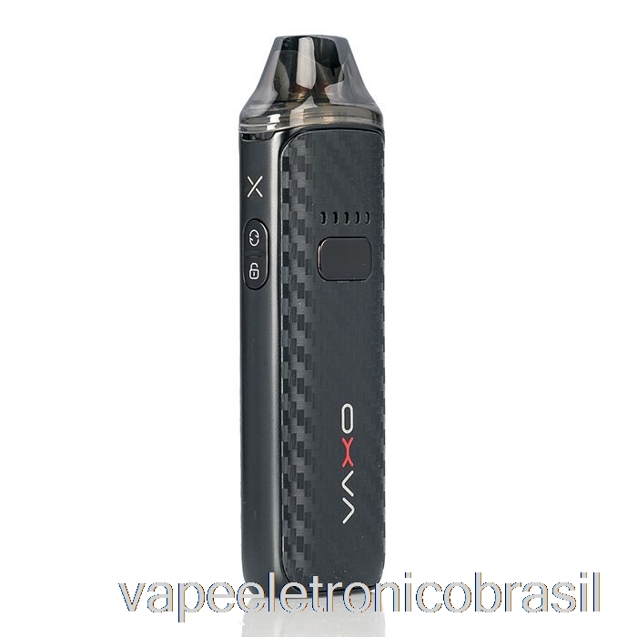 Vape Recarregável Oxva X 40w Pod System Fibra De Carbono Preta